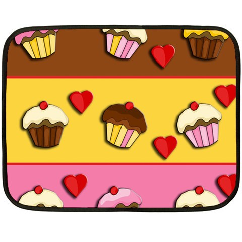 Love cupcakes Fleece Blanket (Mini) from ArtsNow.com 35 x27  Blanket