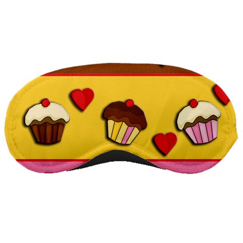 Love cupcakes Sleeping Masks from ArtsNow.com Front