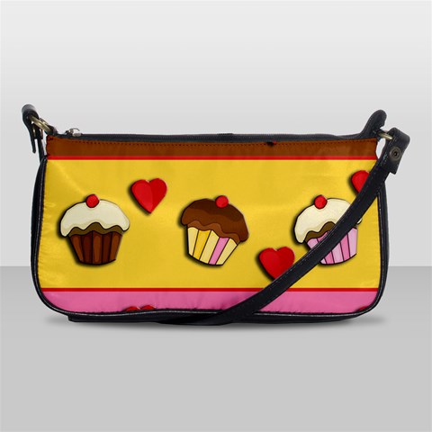 Love cupcakes Shoulder Clutch Bags from ArtsNow.com Front