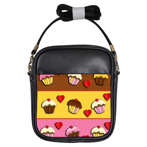 Love cupcakes Girls Sling Bags from ArtsNow.com Front