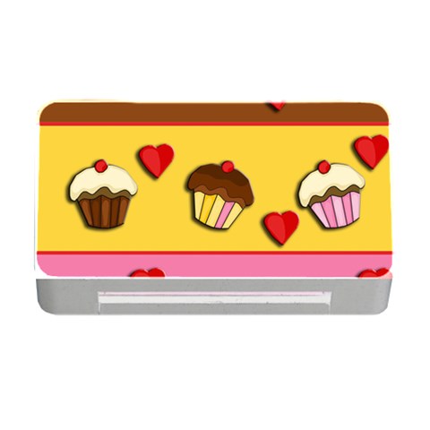 Love cupcakes Memory Card Reader with CF from ArtsNow.com Front