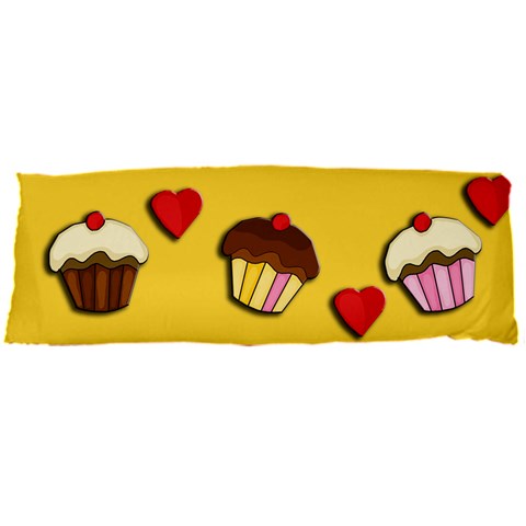 Love cupcakes Body Pillow Case Dakimakura (Two Sides) from ArtsNow.com Back