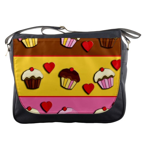 Love cupcakes Messenger Bags from ArtsNow.com Front