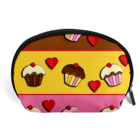 Love cupcakes Accessory Pouches (Large)  from ArtsNow.com Front