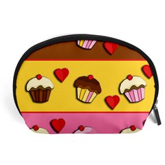 Love cupcakes Accessory Pouches (Large)  from ArtsNow.com Front