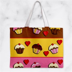 Love cupcakes Zipper Mini Tote Bag from ArtsNow.com Back