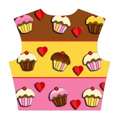 Love cupcakes Cotton Crop Top from ArtsNow.com Back