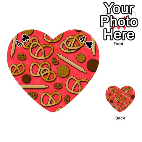 Bakery Playing Cards 54 (Heart)  from ArtsNow.com Front - Club4