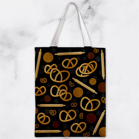 Bakery 2 Zipper Classic Tote Bag from ArtsNow.com Back