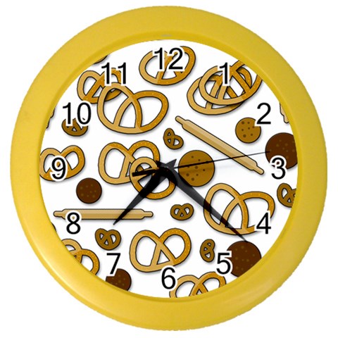 Bakery 3 Color Wall Clocks from ArtsNow.com Front