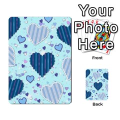 Light and Dark Blue Hearts Multi Back 7