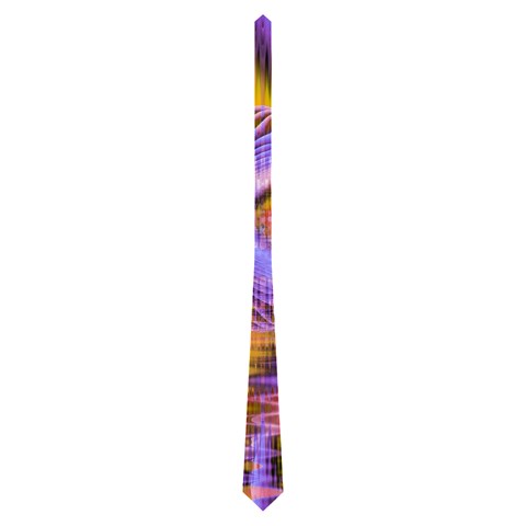 Crystal Star Dance, Abstract Purple Orange Neckties (One Side)  from ArtsNow.com Front