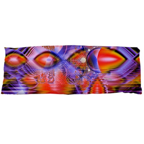 Crystal Star Dance, Abstract Purple Orange Body Pillow Case Dakimakura (Two Sides) from ArtsNow.com Back