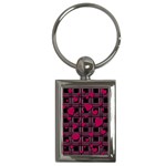 Harts pattern Key Chains (Rectangle) 