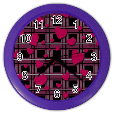 Harts pattern Color Wall Clocks from ArtsNow.com Front