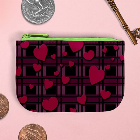 Harts pattern Mini Coin Purses from ArtsNow.com Front