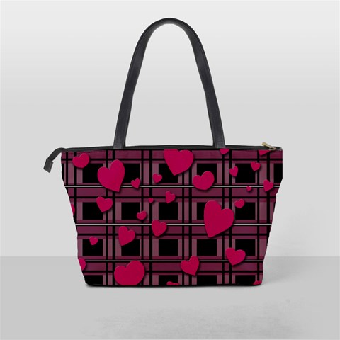 Harts pattern Shoulder Handbags from ArtsNow.com Back