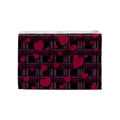 Harts pattern Cosmetic Bag (Medium)  from ArtsNow.com Back