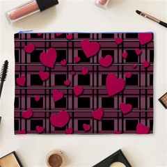 Harts pattern Cosmetic Bag (XL) from ArtsNow.com Front