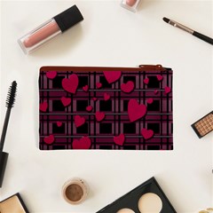 Harts pattern Cosmetic Bag (XS) from ArtsNow.com Back