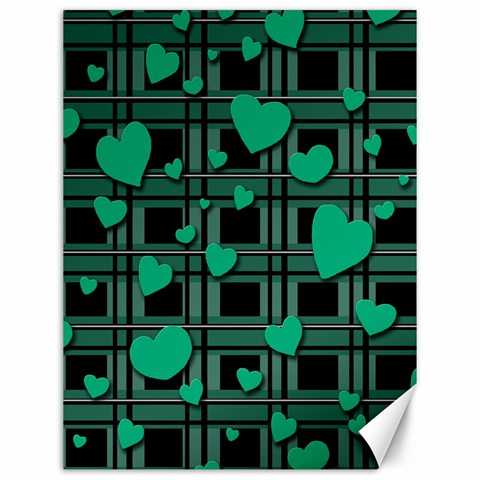 Green love Canvas 12  x 16   from ArtsNow.com 11.86 x15.41  Canvas - 1