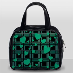 Green love Classic Handbags (2 Sides) from ArtsNow.com Front