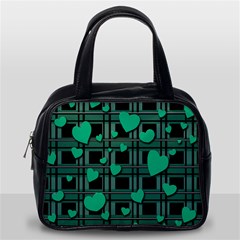 Green love Classic Handbags (2 Sides) from ArtsNow.com Back