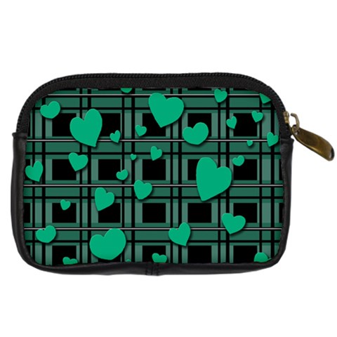 Green love Digital Camera Cases from ArtsNow.com Back