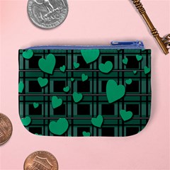 Green love Mini Coin Purses from ArtsNow.com Back