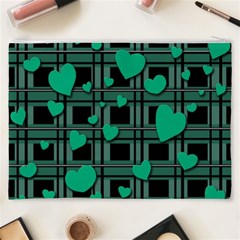 Green love Cosmetic Bag (XXXL)  from ArtsNow.com Back