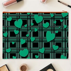 Green love Cosmetic Bag (XXXL)  from ArtsNow.com Back