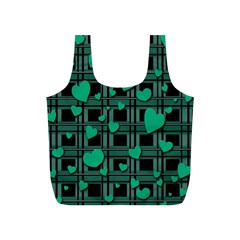 Green love Full Print Recycle Bags (S)  from ArtsNow.com Front