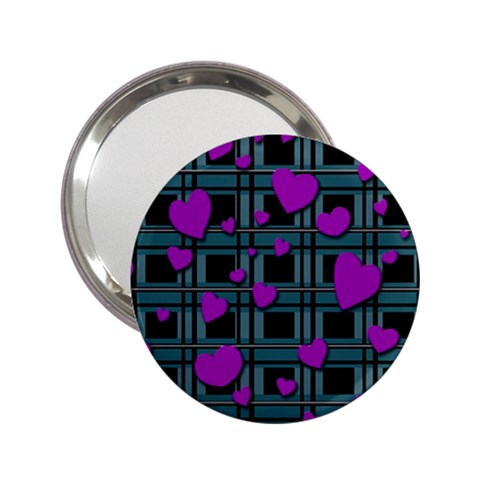 Purple love 2.25  Handbag Mirrors from ArtsNow.com Front