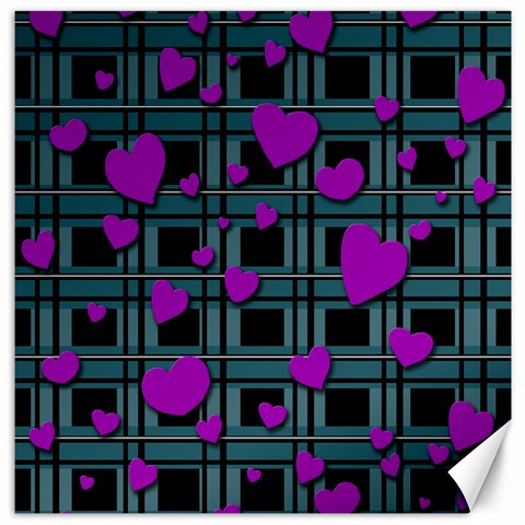 Purple love Canvas 16  x 16   from ArtsNow.com 15.2 x15.41  Canvas - 1