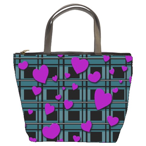 Purple love Bucket Bags from ArtsNow.com Front