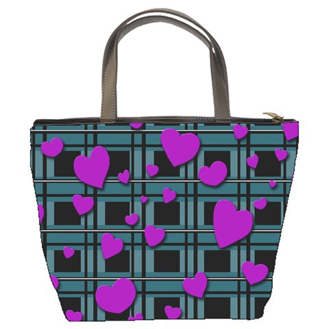 Purple love Bucket Bags from ArtsNow.com Back