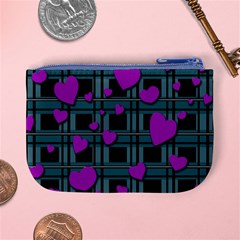 Purple love Mini Coin Purses from ArtsNow.com Back