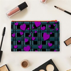 Purple love Cosmetic Bag (Medium)  from ArtsNow.com Back