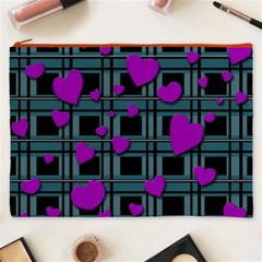 Purple love Cosmetic Bag (XXXL)  from ArtsNow.com Front