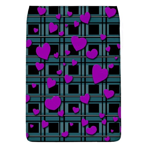 Purple love Flap Covers (L)  from ArtsNow.com Front