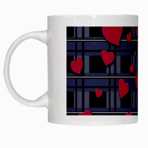 Decorative love White Mugs from ArtsNow.com Left