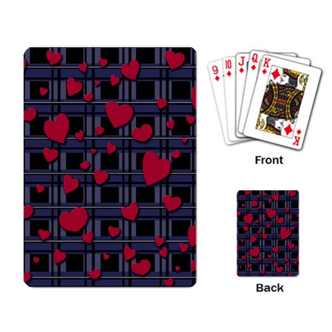 Decorative love Playing Card from ArtsNow.com Back