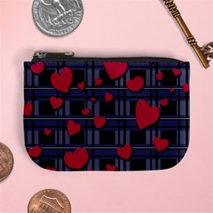 Decorative love Mini Coin Purses from ArtsNow.com Front