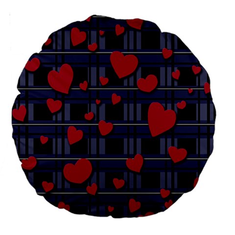 Decorative love Large 18  Premium Round Cushions from ArtsNow.com Back