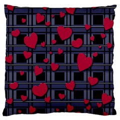 Decorative love Large Flano Cushion Case (Two Sides) from ArtsNow.com Back