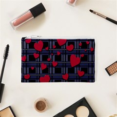 Decorative love Cosmetic Bag (XS) from ArtsNow.com Front