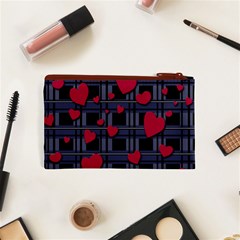 Decorative love Cosmetic Bag (XS) from ArtsNow.com Back