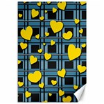 Love design Canvas 12  x 18  