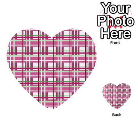 Pink plaid pattern Multi Back 52