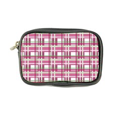 Pink plaid pattern Coin Purse from ArtsNow.com Front